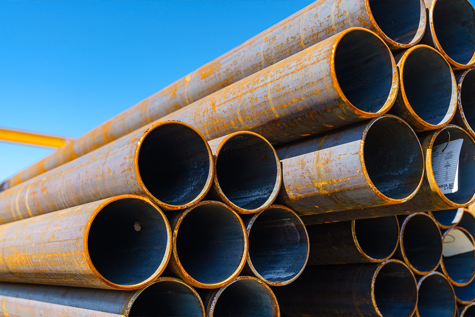 Seamless industrial steel pipe in multiple diameters